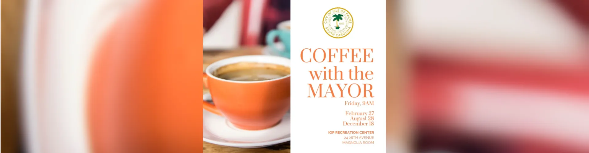Coffee with the Mayor poster