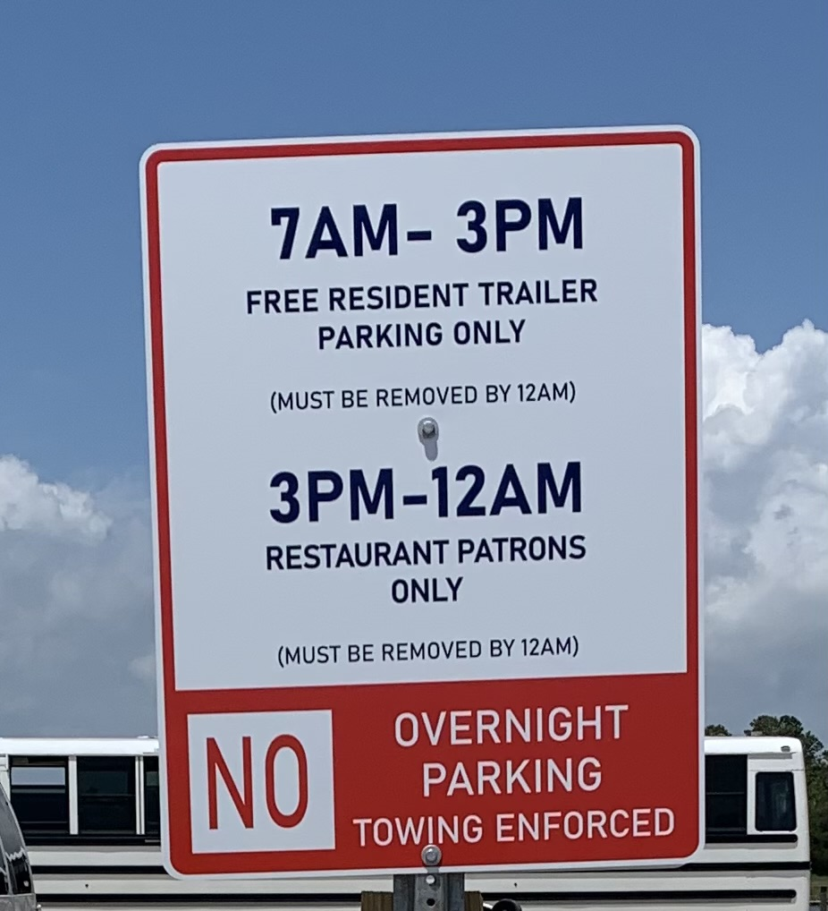 Marina Boat Trailer Parking May 2023